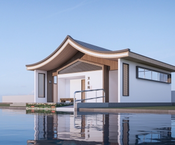 New Chinese Style Public Building-ID:965924982