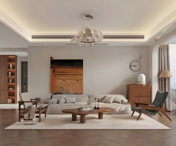 Modern A Living Room-ID:296566014