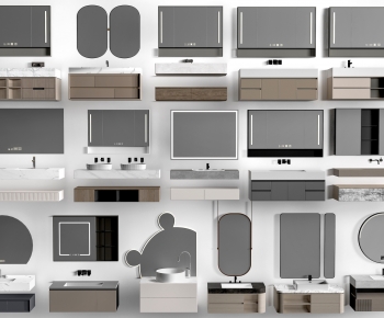 Modern Bathroom Cabinet-ID:841428048