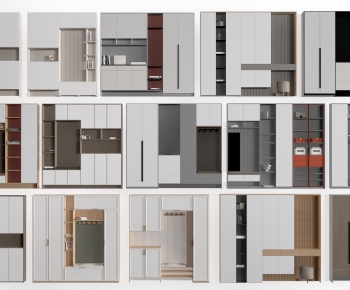 Modern Shoe Cabinet-ID:448529015