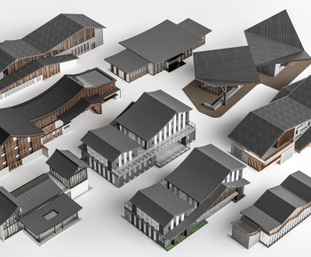 New Chinese Style Public Building-ID:532346018