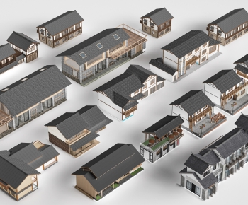 New Chinese Style Appearance Of Commercial Building-ID:743377927