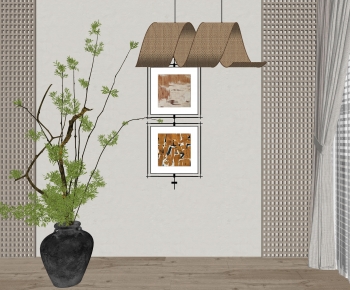 Modern Potted Green Plant-ID:856125124