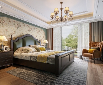 American Style Bedroom-ID:575840009