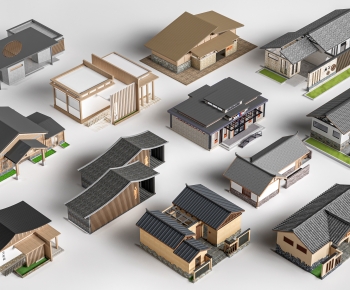 New Chinese Style Public Building-ID:181665907