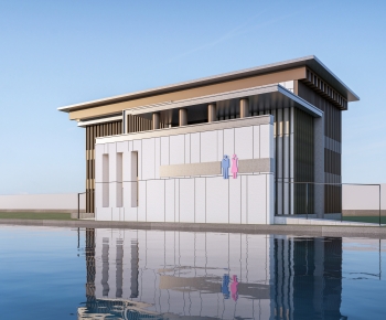 Modern Public Building-ID:923295977