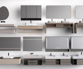 Modern Bathroom Cabinet-ID:679369058