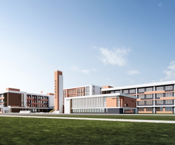 Modern School Building-ID:576756008