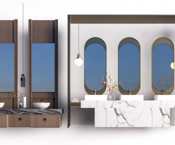 Modern Bathroom Cabinet-ID:373385912