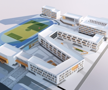 Modern Architectural Bird's-eye View Planning-ID:604820397