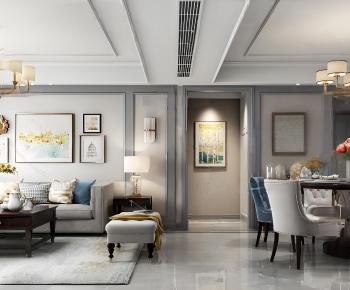 American Style A Living Room-ID:582850938