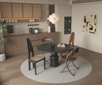 Modern Dining Table And Chairs-ID:502578021