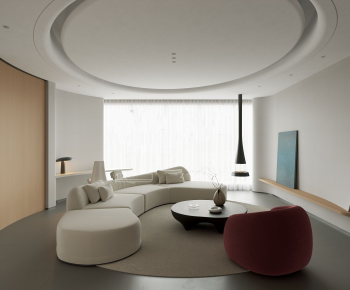 Modern A Living Room-ID:449338914