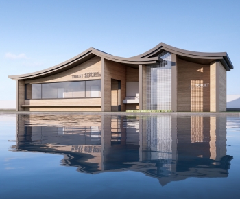 New Chinese Style Public Building-ID:304454093