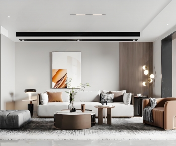 Modern A Living Room-ID:671633963