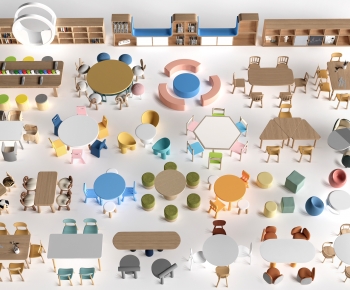 Modern Children's Table/chair-ID:745584964