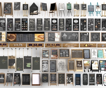 Modern Blackboard/whiteboard-ID:429486999