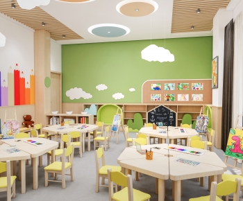 Modern Kindergarten Classrooms-ID:713397033
