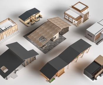 New Chinese Style Public Building-ID:785295015