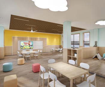 Modern Kindergarten Classrooms-ID:784620053