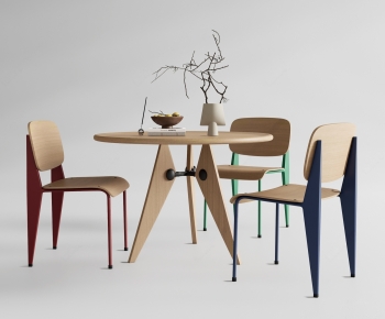 Modern Dining Table And Chairs-ID:970917947