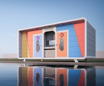 Modern Public Building-ID:768985039