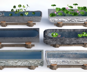 Chinese Style Garden-ID:204463014