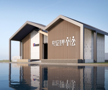 New Chinese Style Public Building-ID:406267881