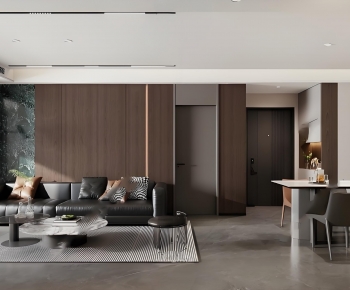 Modern A Living Room-ID:790384055