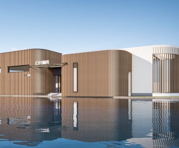 Modern Public Building-ID:390698966