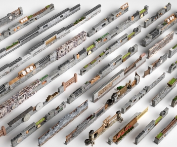 New Chinese Style Landscape Wall-ID:576224096