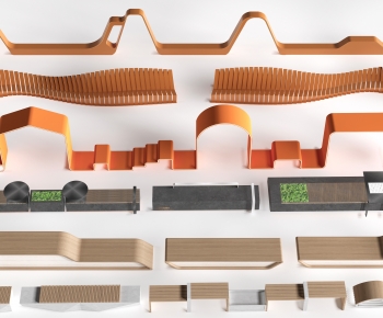 Modern Communal Chair-ID:868407017