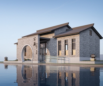 New Chinese Style Public Building-ID:248805058