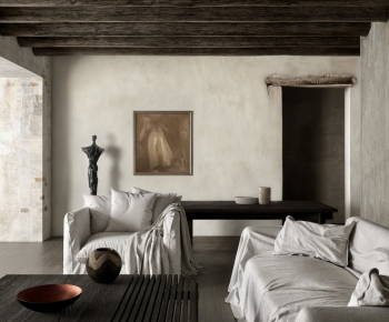 Wabi-sabi Style A Living Room-ID:716156014