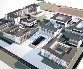 Modern Architectural Bird's-eye View Planning-ID:627909905