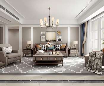 American Style A Living Room-ID:156886106