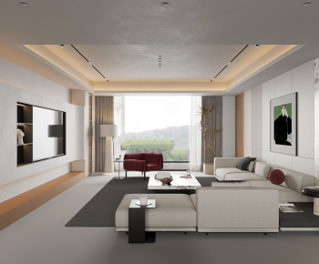 Modern A Living Room-ID:879111054