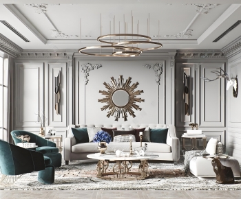 American Style A Living Room-ID:917414907