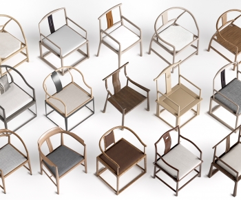 New Chinese Style Lounge Chair-ID:301498895