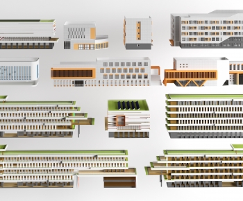 Modern School Building-ID:298290978