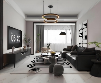 Modern A Living Room-ID:271360974