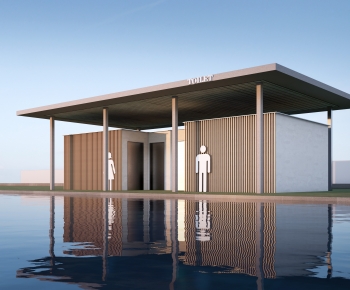 Modern Public Building-ID:544435028