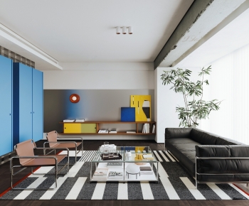 Modern A Living Room-ID:970176948