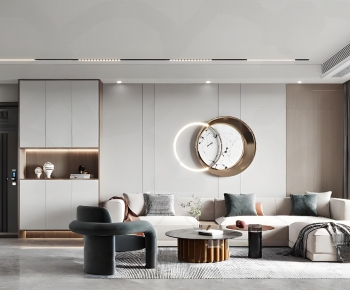 Modern A Living Room-ID:358603007