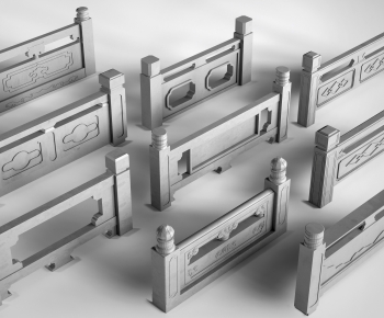 New Chinese Style Guardrail-ID:940401081