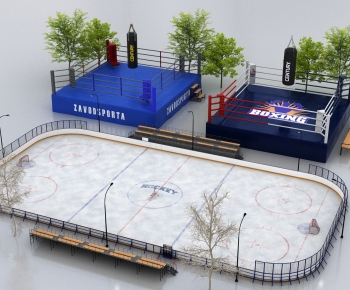 Modern Outdoor Sports Stadium-ID:494554048