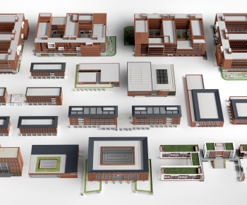 Modern School Building-ID:167495979