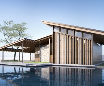 New Chinese Style Public Building-ID:899772887