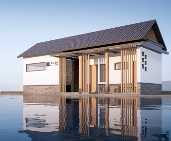 New Chinese Style Public Building-ID:649221904