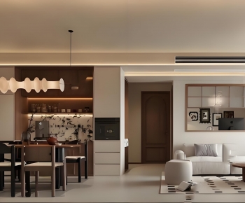 Modern A Living Room-ID:371110923